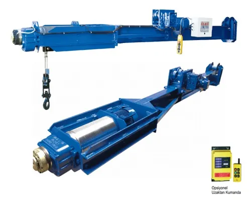 1 Ton 4 Hareketli Gizli Raylı Vinç